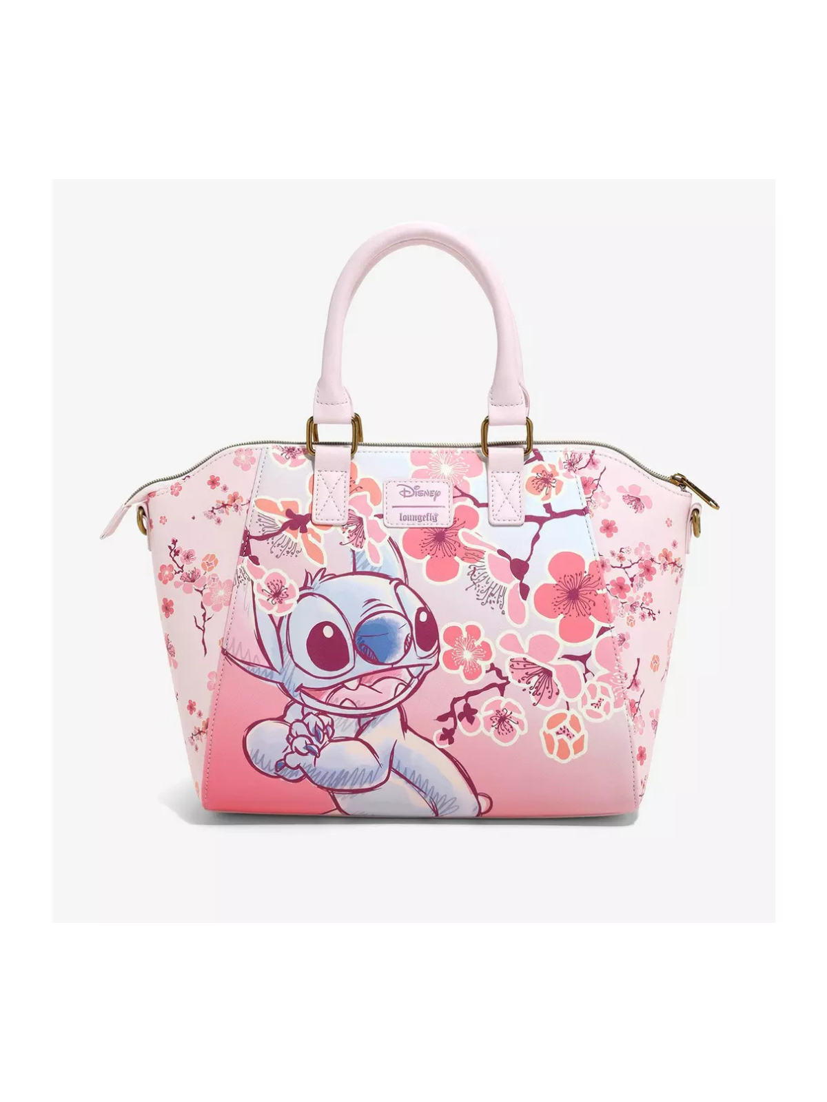 Sac à bandoulière cherry blossom Stitch LOUNGEFLY