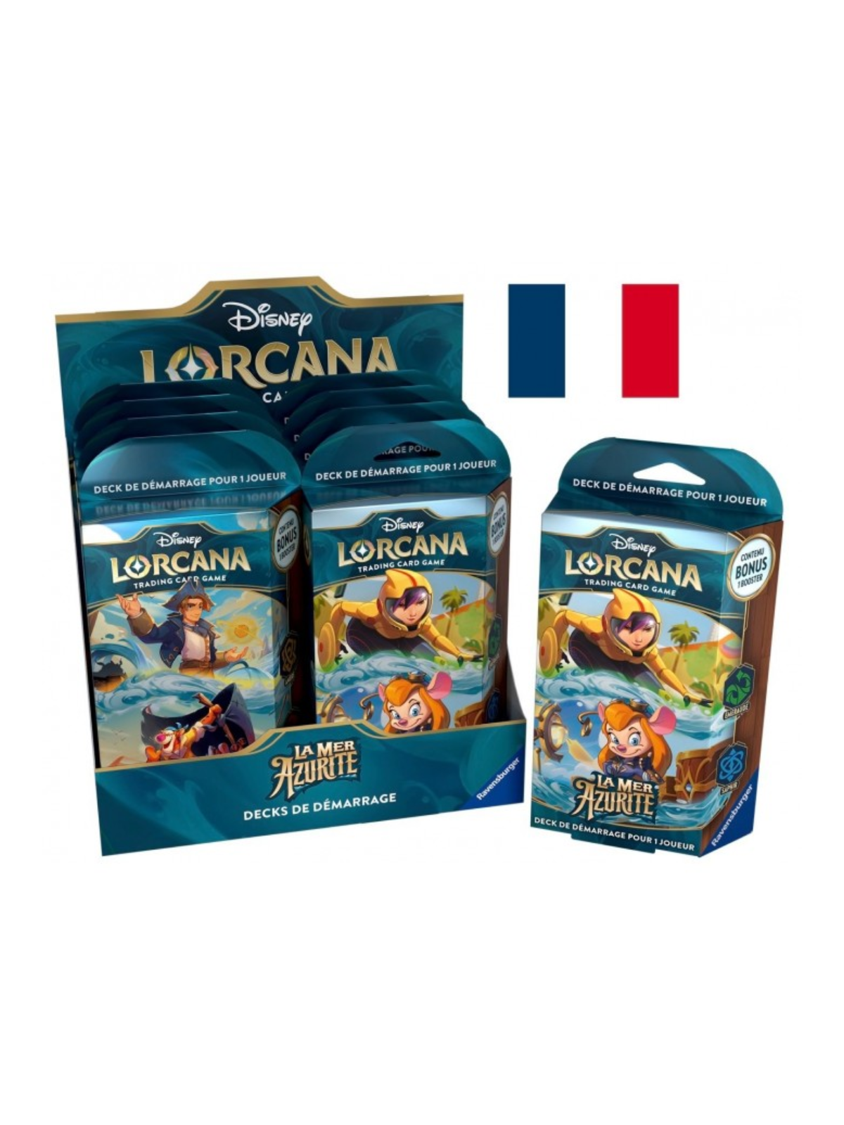 LORCANA deck de démarrage lorcana la mer azurite (boite de 8)