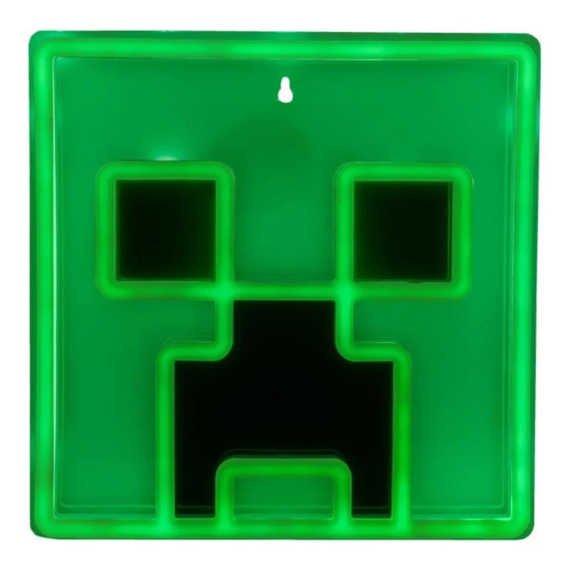 Lampe murale néon creeper Minecraft