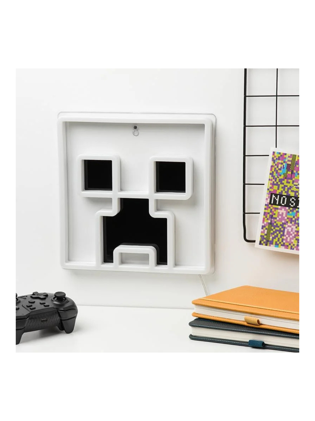 Lampe murale néon creeper Minecraft