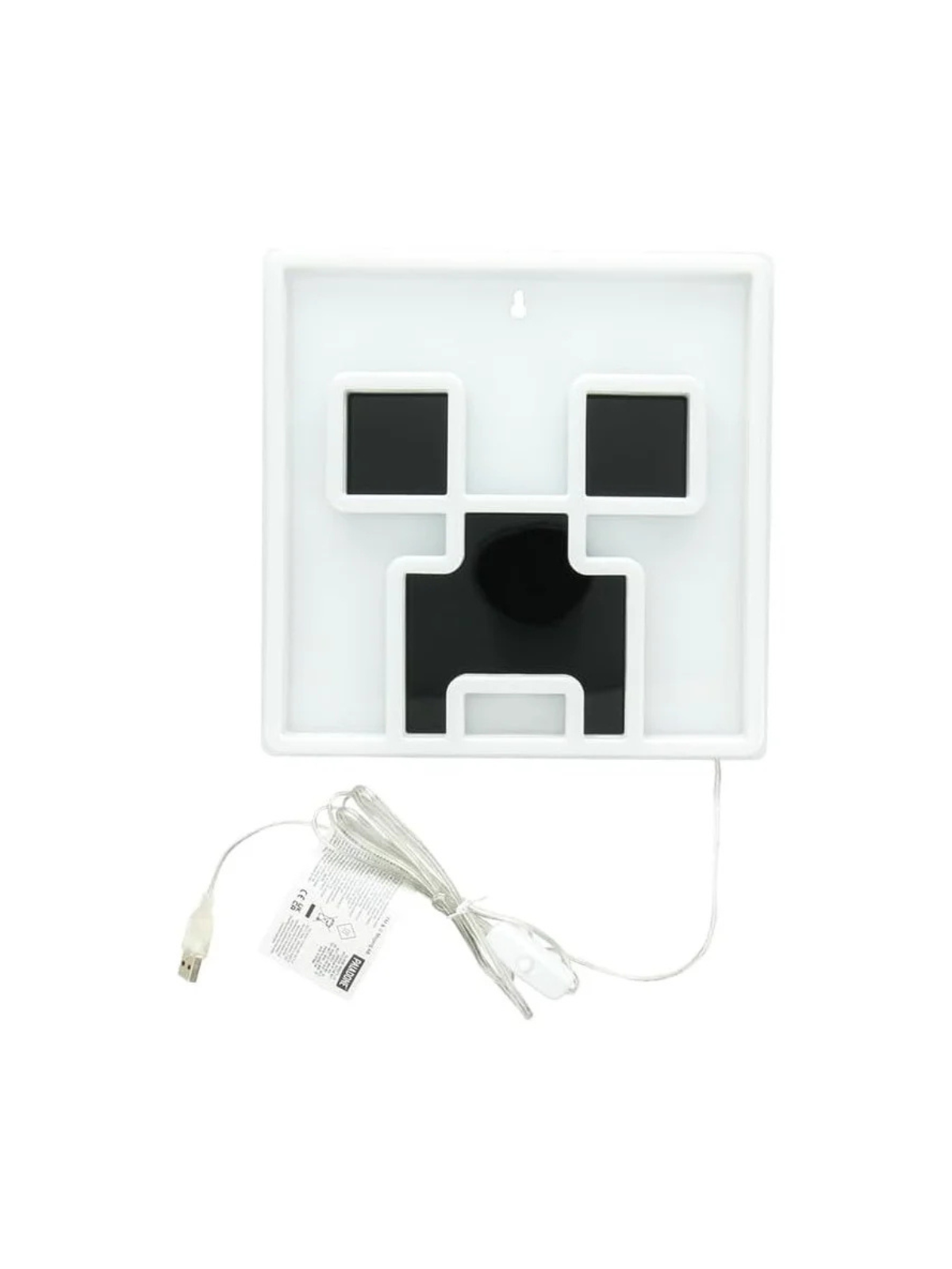 Lampe murale néon creeper Minecraft