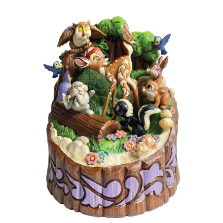 Disney traditions Statue Carved by heart Bambi 6010086