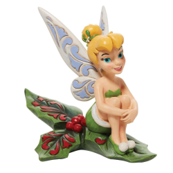 Disney traditions Clochette assise sur du houx 6010874