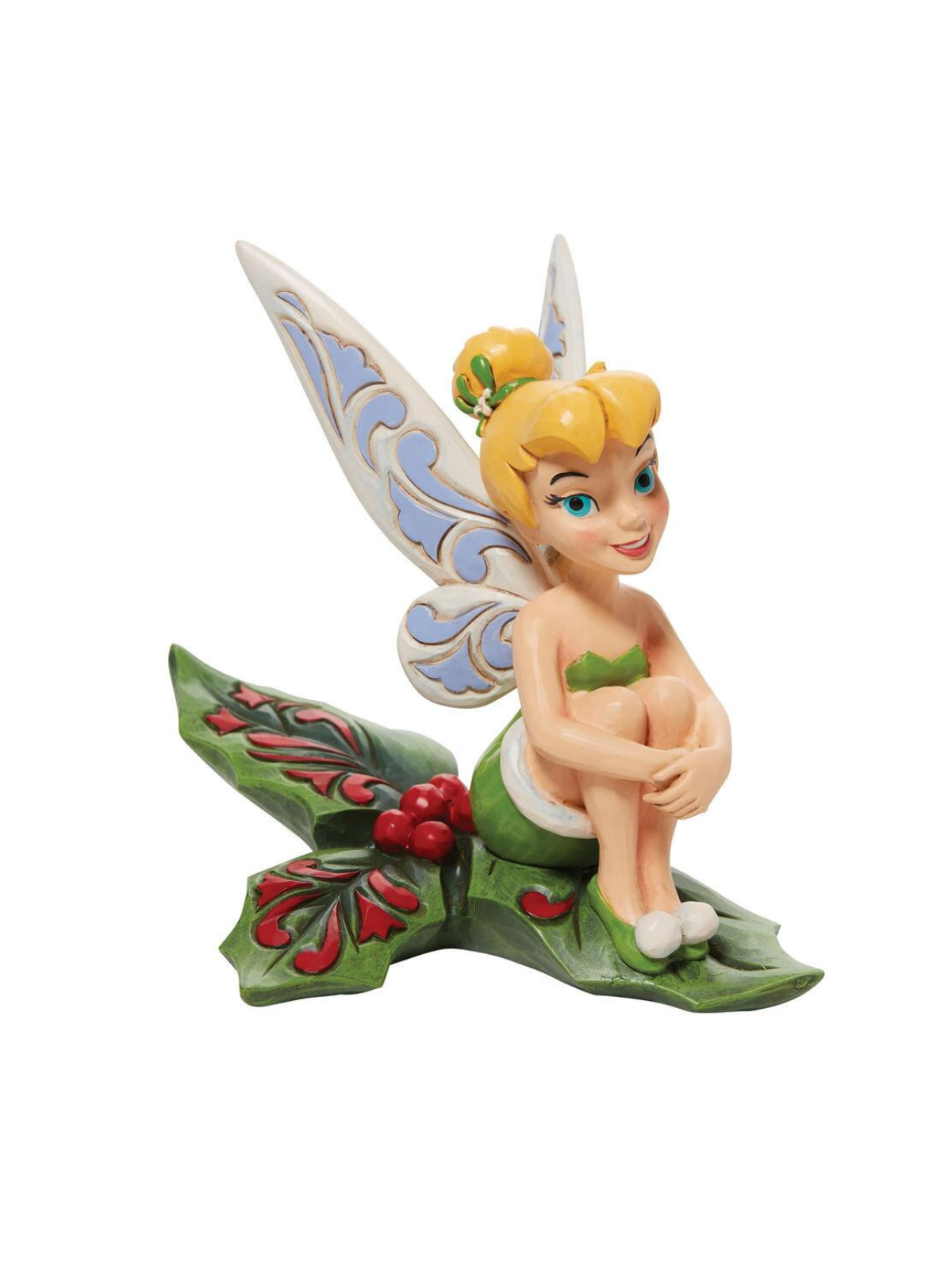 Disney traditions Clochette assise sur du houx 6010874