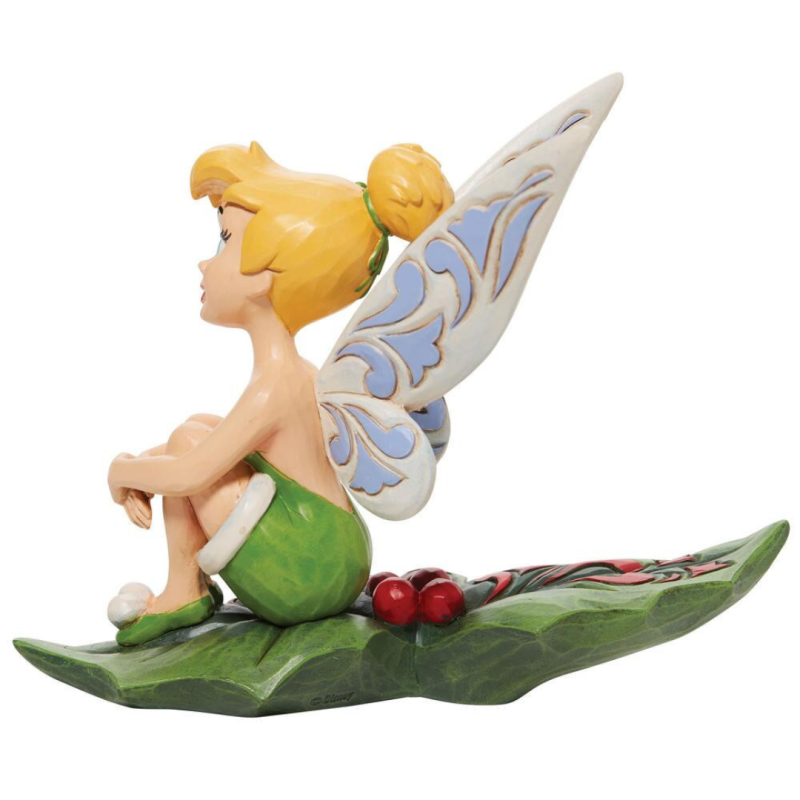 Disney traditions Clochette assise sur du houx 6010874
