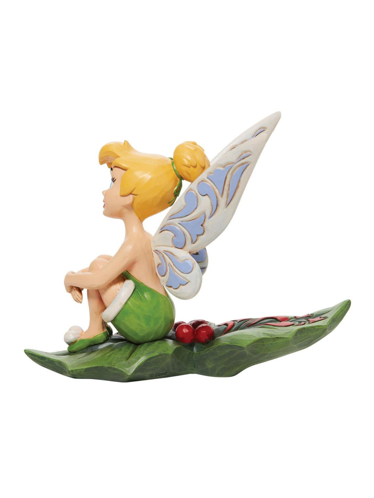Disney traditions Clochette assise sur du houx 6010874
