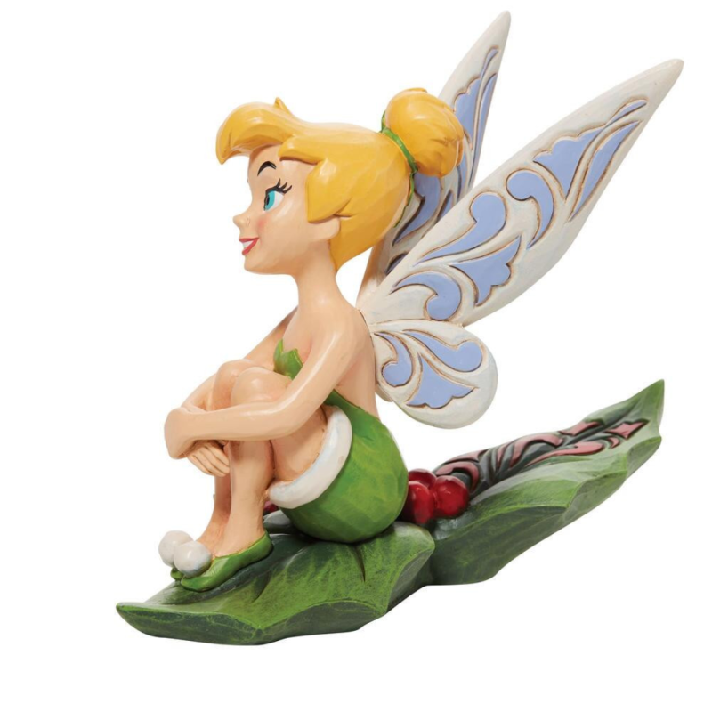 Disney traditions Clochette assise sur du houx 6010874