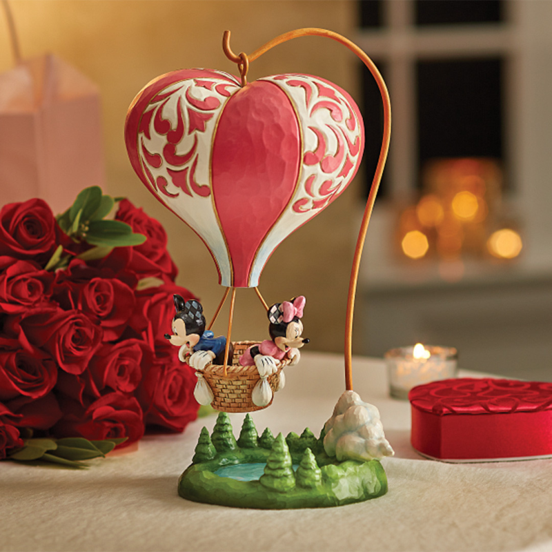 Disney traditions Statue Mickey & Minnie dans la montgolfière 6011916