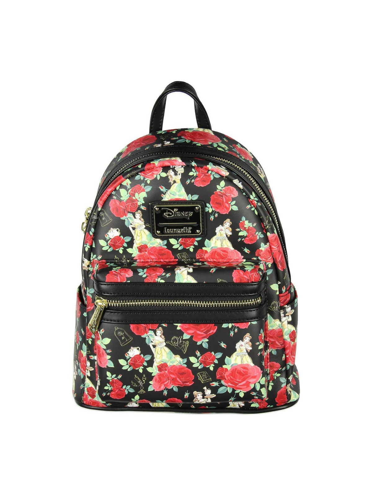 Sac à dos Belle with roses La belle & la bête LOUNGEFLY