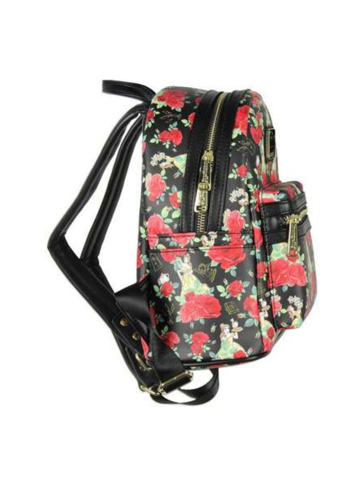 Sac à dos Belle with roses La belle & la bête LOUNGEFLY