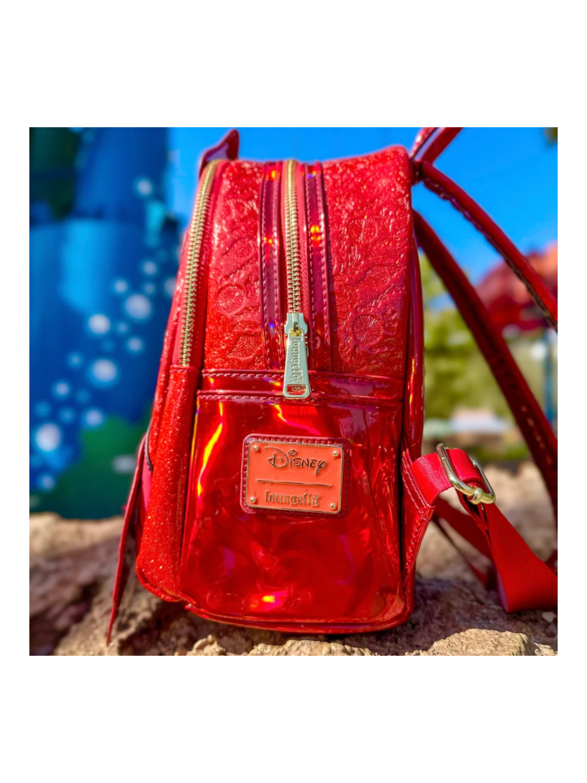 Sac à dos Sebastian cosplay metallic La petite sirène LOUNGEFLY
