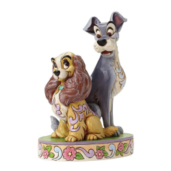 Figurine La Belle Et Le Clochard 60Th Anniversary Disney Traditions 4046040