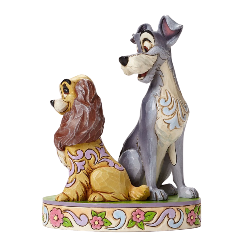 Figurine La Belle Et Le Clochard 60Th Anniversary Disney Traditions 4046040