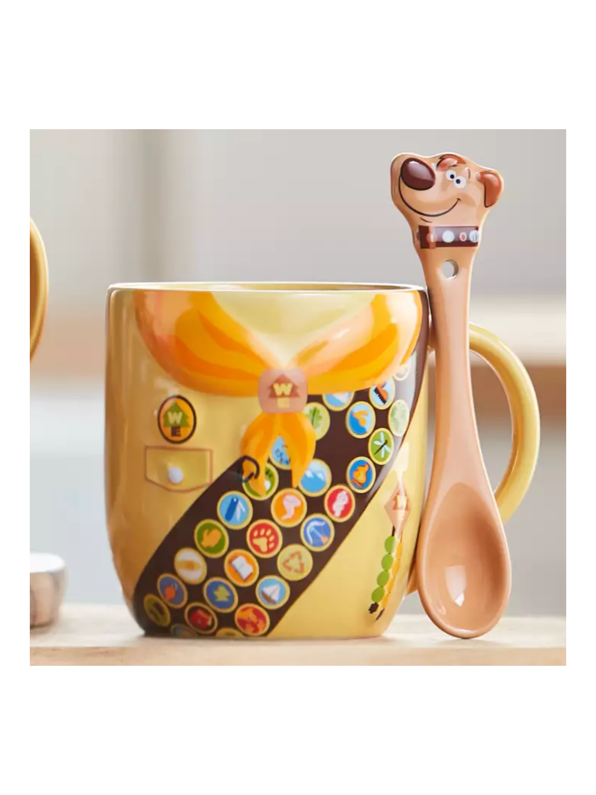 Mug et cuillere Russel & doug Là-haut