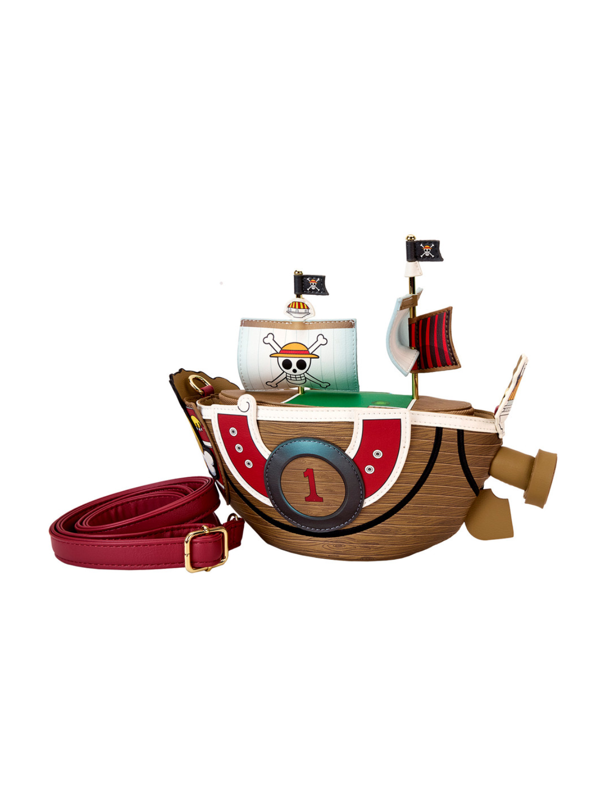 Sac à bandoulière Thousand sunny ship figural One Piece LOUNGEFLY
