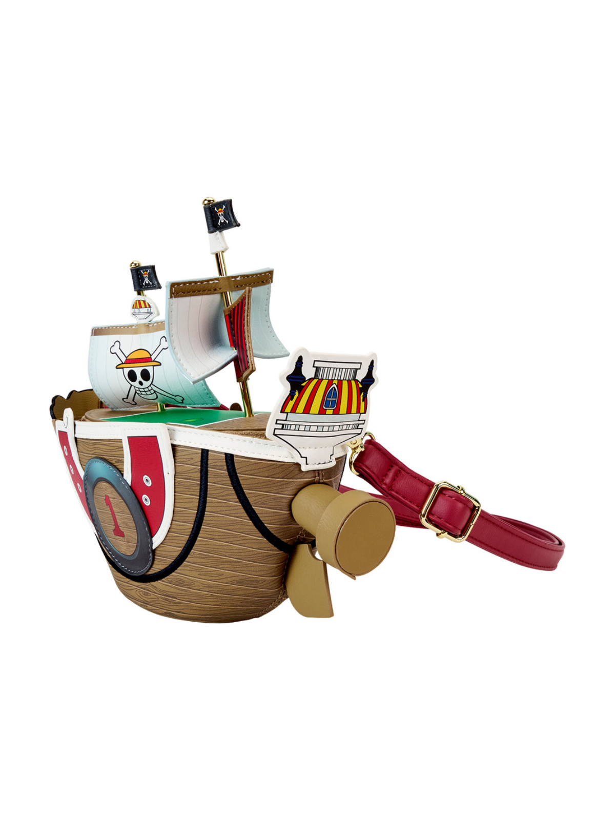Sac à bandoulière Thousand sunny ship figural One Piece LOUNGEFLY