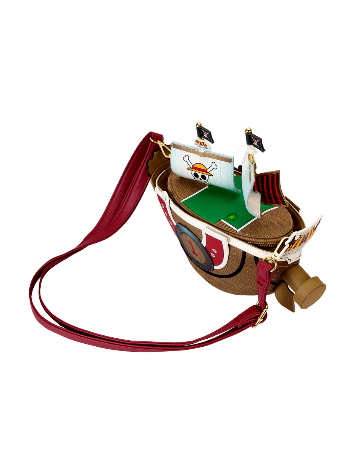 Sac à bandoulière Thousand sunny ship figural One Piece LOUNGEFLY