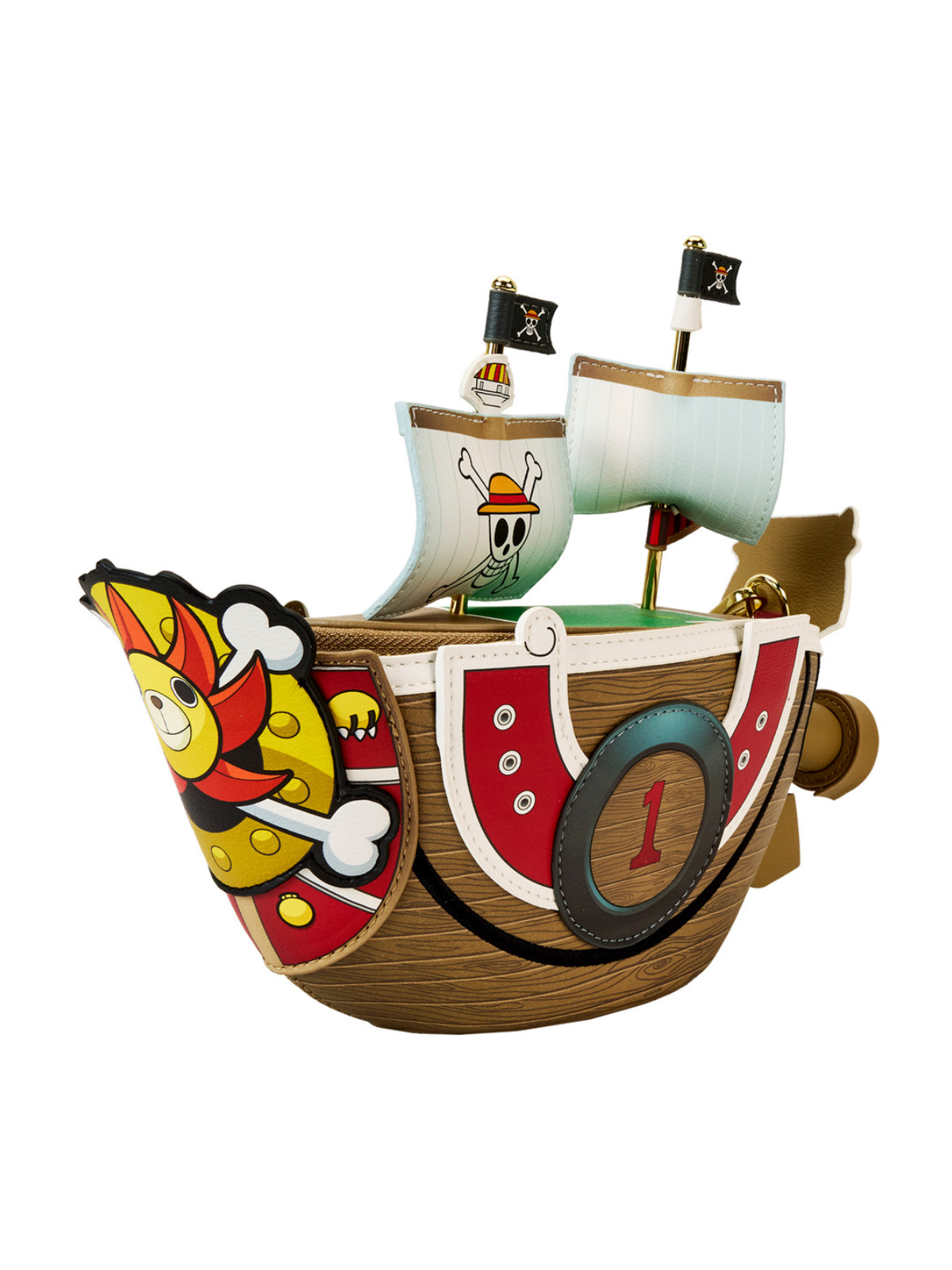 Sac à bandoulière Thousand sunny ship figural One Piece LOUNGEFLY