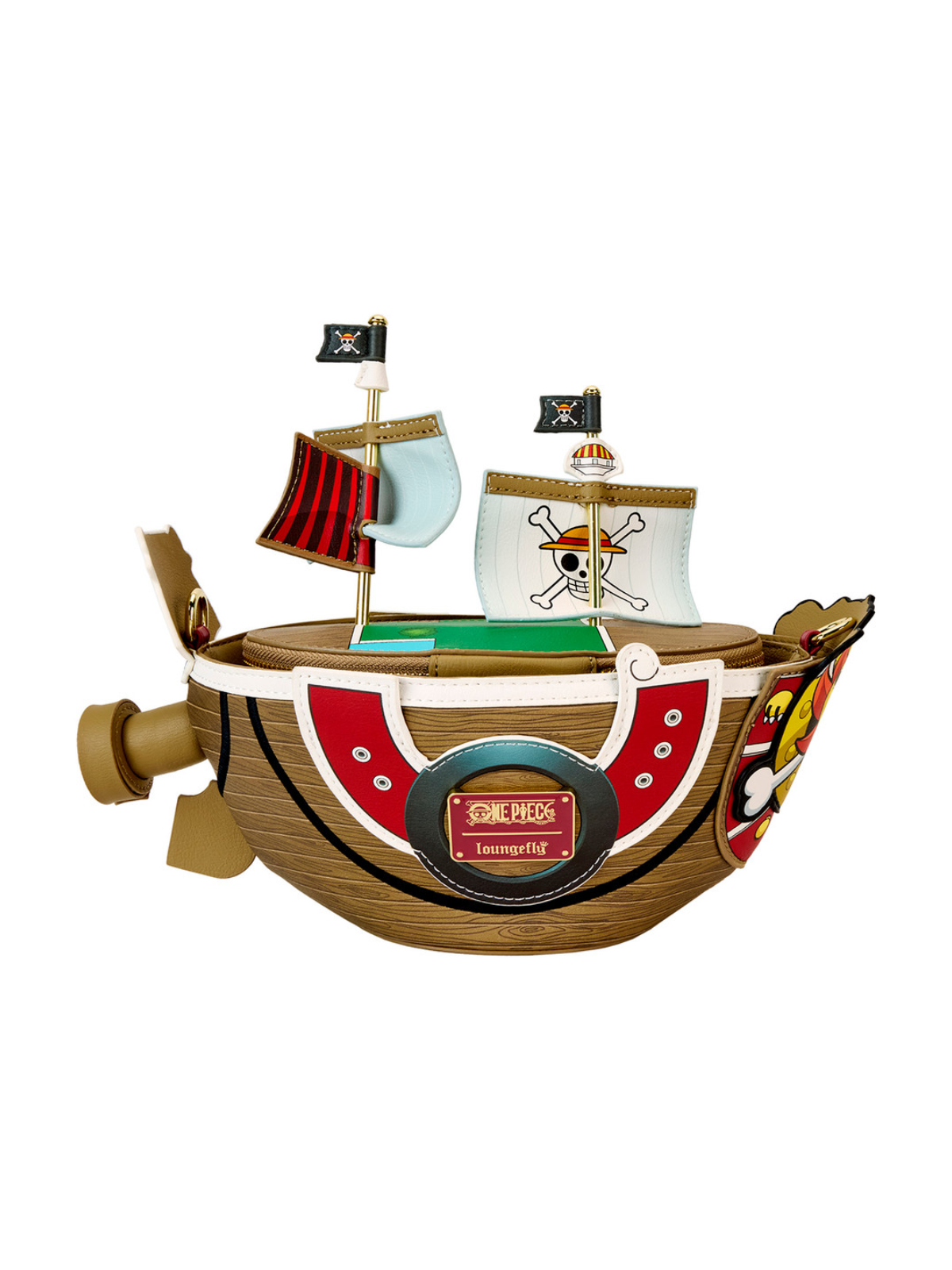 Sac à bandoulière Thousand sunny ship figural One Piece LOUNGEFLY