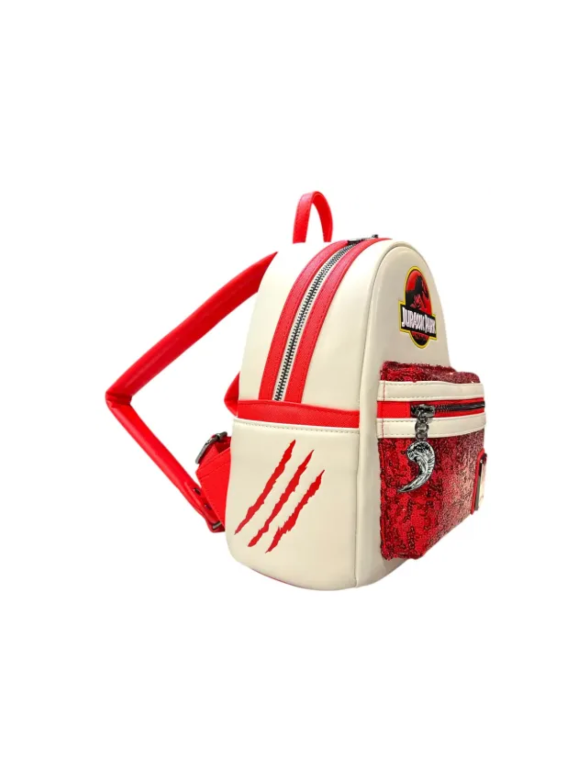 Sac à dos Red sequins Jurassic Park LOUNGEFLY