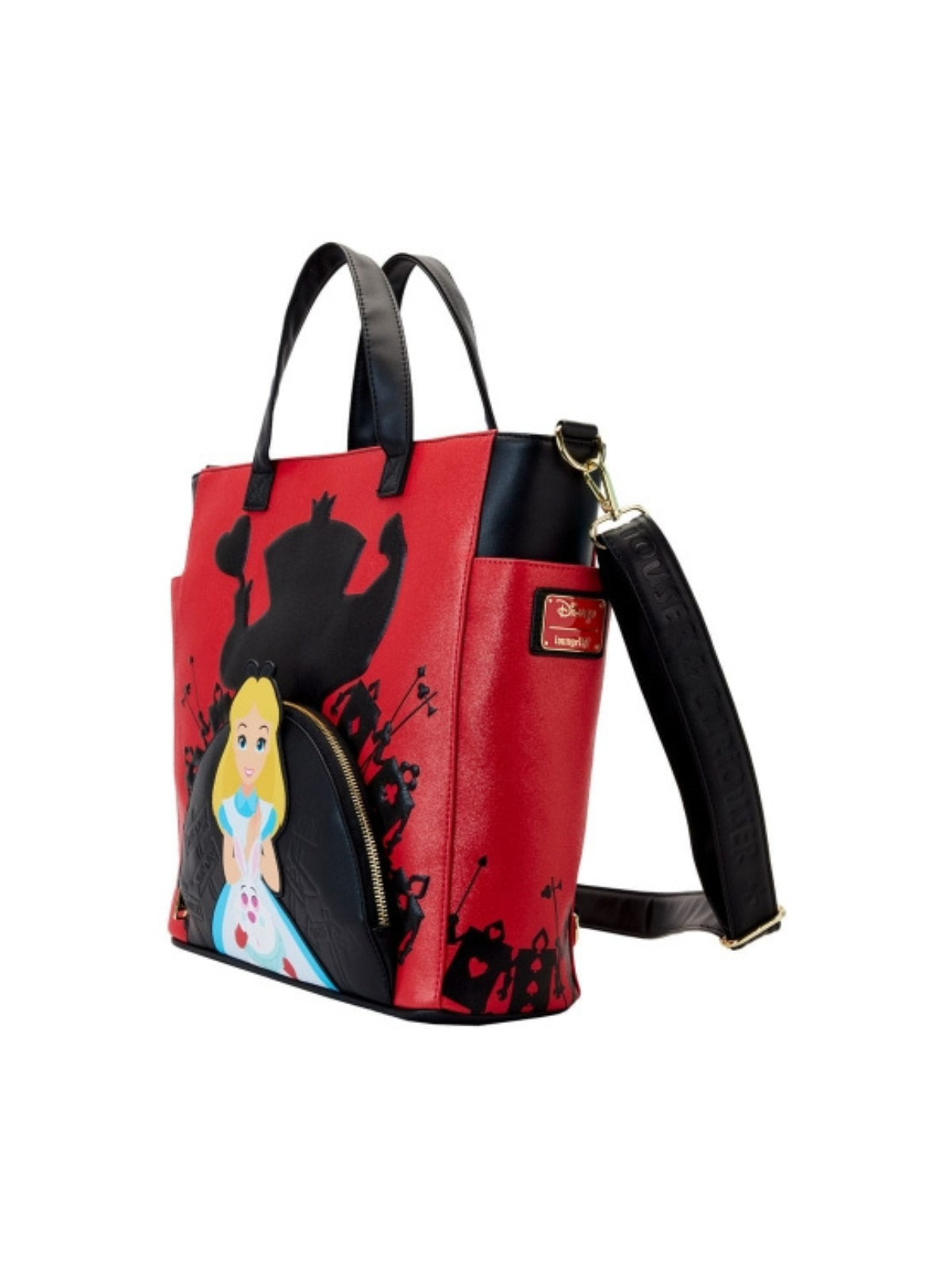 Sac à bandoulière villains Alice au pays des merveilles LOUNGEFLY
