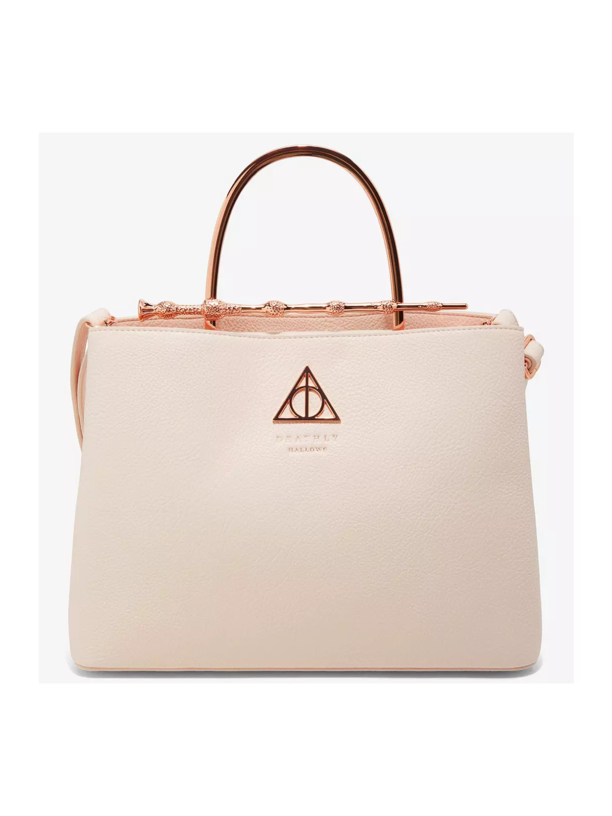 Sac à bandoulière deathly hallows elder wand pink blush Harry potter LOUNGEFLY