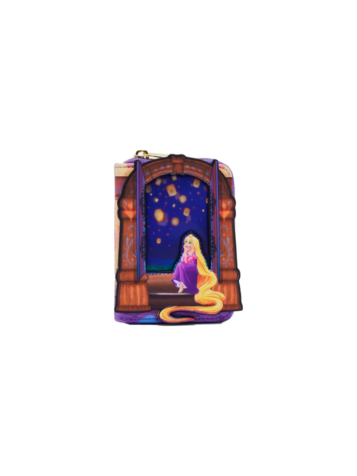 Portefeuille fenêtre et lanternes lenticulaire Raiponce LOUNGEFLY