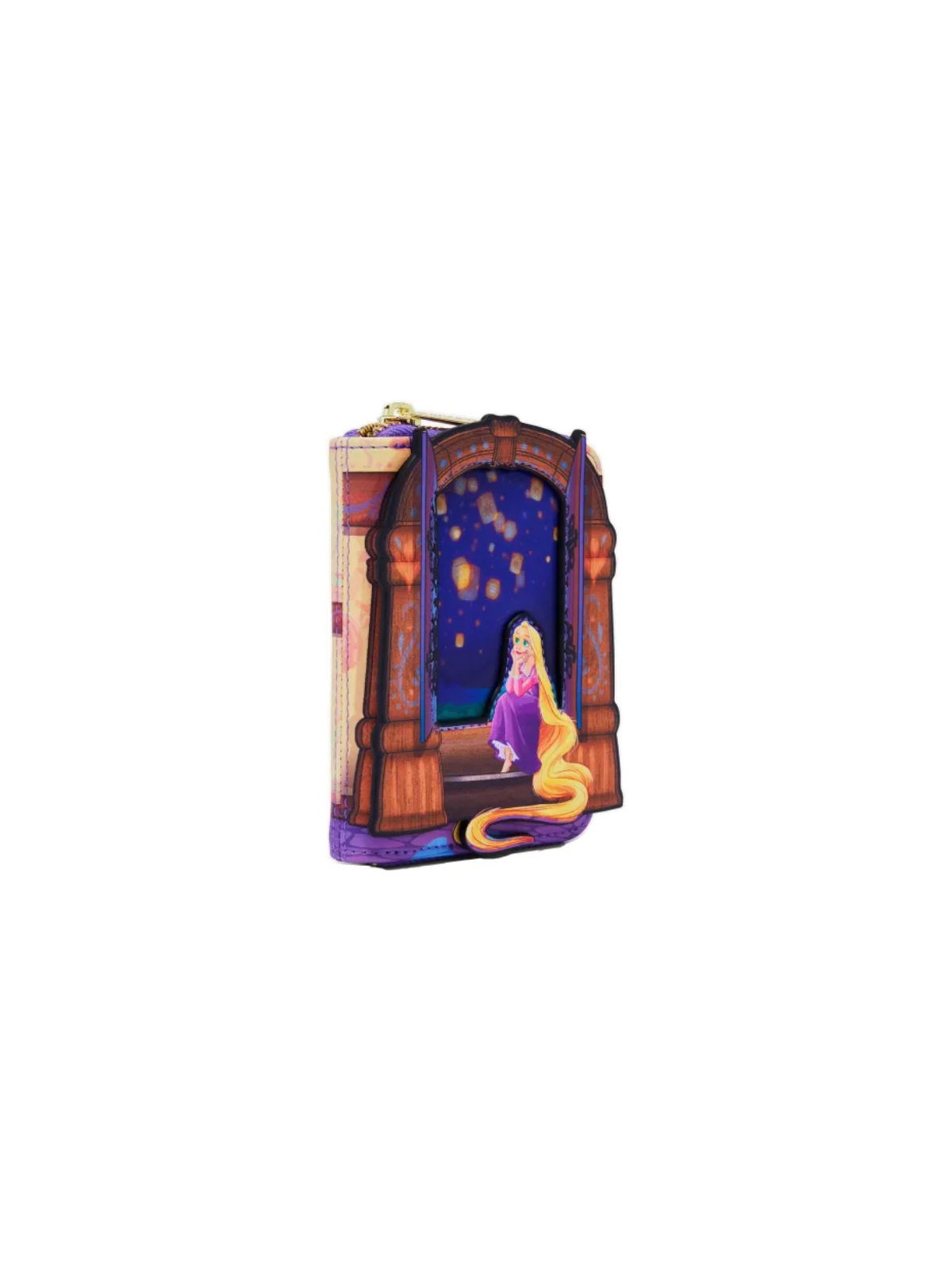 Portefeuille fenêtre et lanternes lenticulaire Raiponce LOUNGEFLY