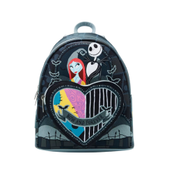 Sac à dos Jack & sally split heart L'étrange noël de mr jack LOUNGEFLY