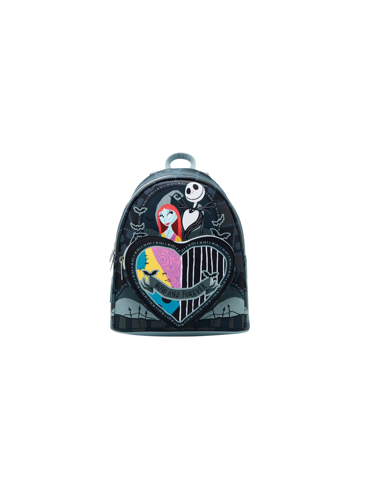 Sac à dos Jack & sally split heart L'étrange noël de mr jack LOUNGEFLY