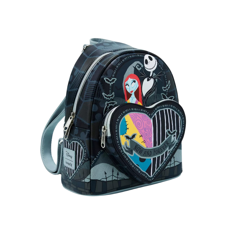Sac à dos Jack & sally split heart L'étrange noël de mr jack LOUNGEFLY