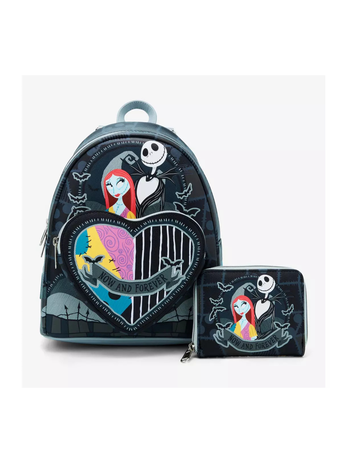 Portefeuille Jack & sally split heart l'étrange noël de Mr Jack LOUNGEFLY