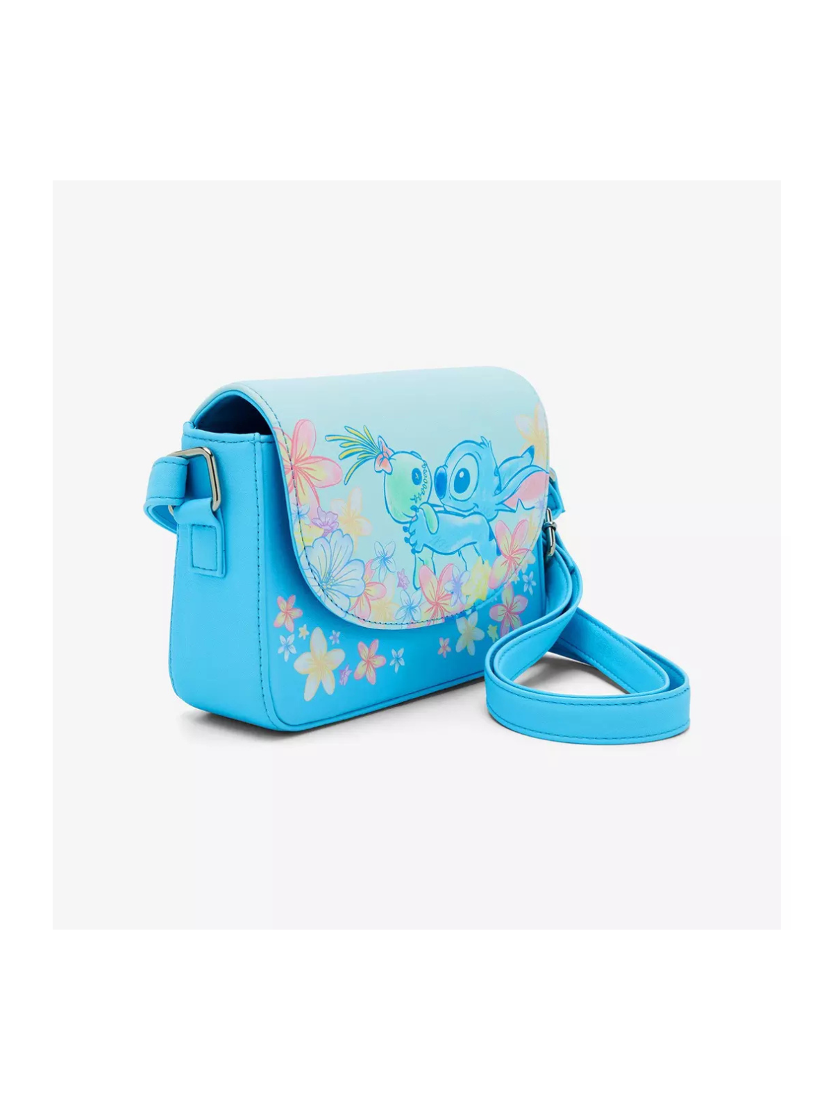 Sac à bandoulière Stitch & Scrump flowers LOUNGEFLY