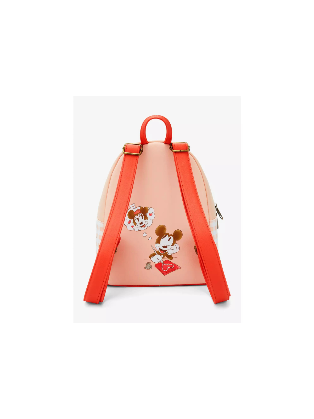 Sac à dos Minnie Mouse loves Mickey Mouse letter LOUNGEFLY