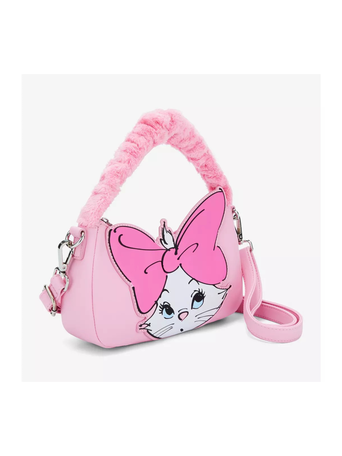 Sac à main Marie fuzzy handle Les Aristochats LOUNGEFLY