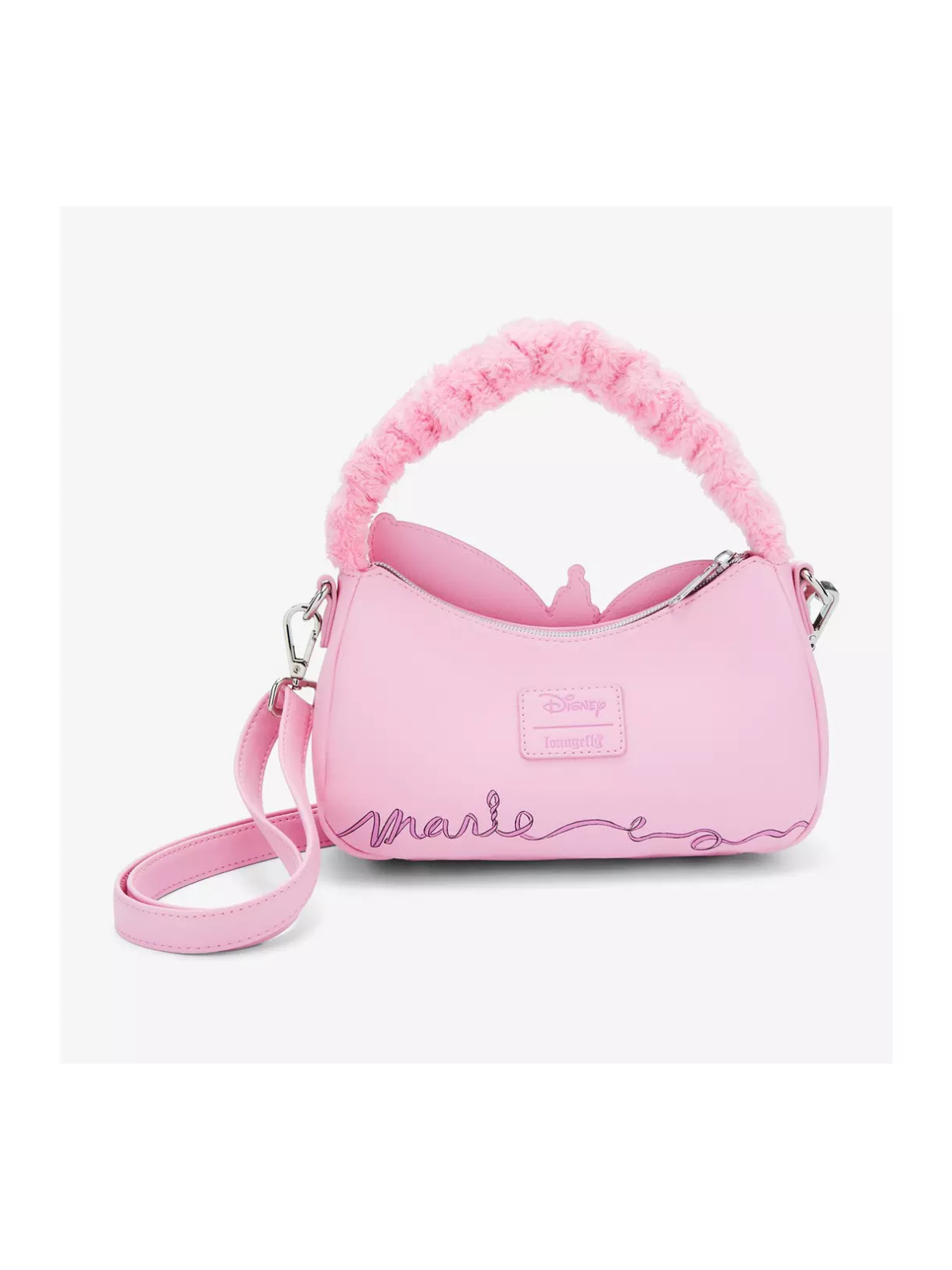 Sac à main Marie fuzzy handle Les Aristochats LOUNGEFLY