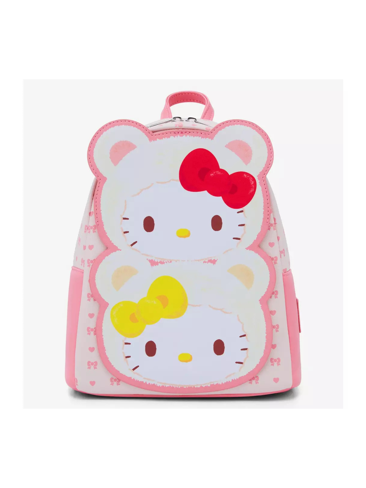 Sac à a dos white teddy bear Hello kitty & Mimmy LOUNGEFLY