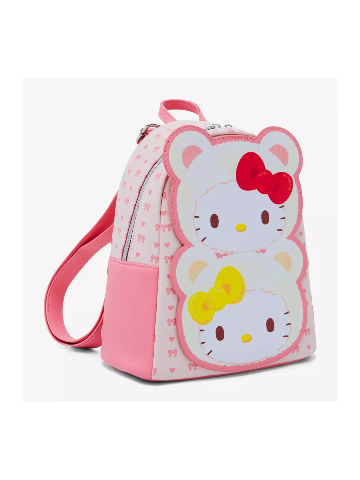 Sac à a dos white teddy bear Hello kitty & Mimmy LOUNGEFLY