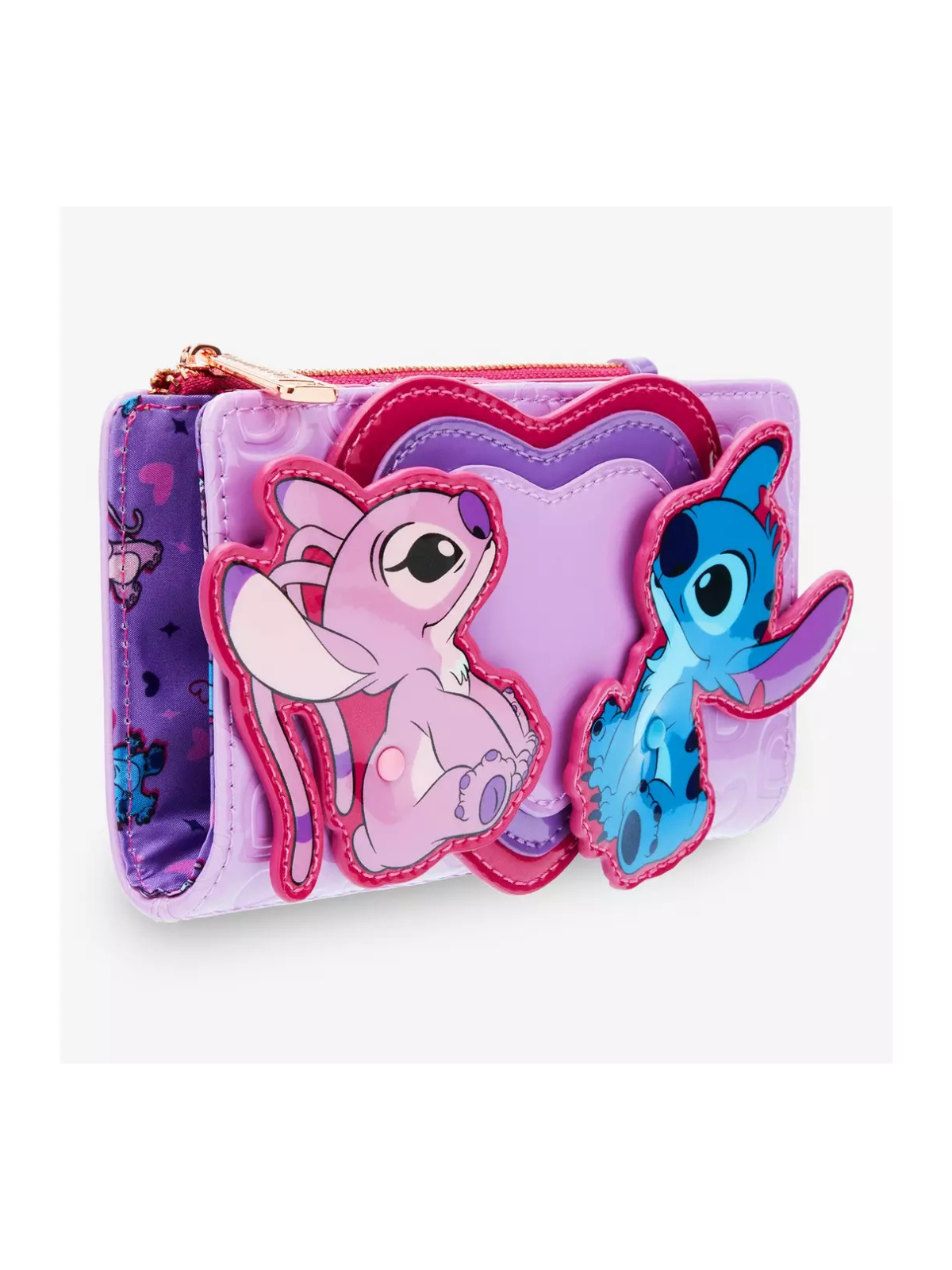 Portefeuille heart moving Lilo & stitch LOUNGEFLY