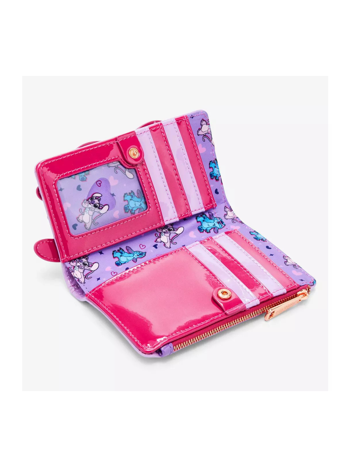 Portefeuille heart moving Lilo & stitch LOUNGEFLY
