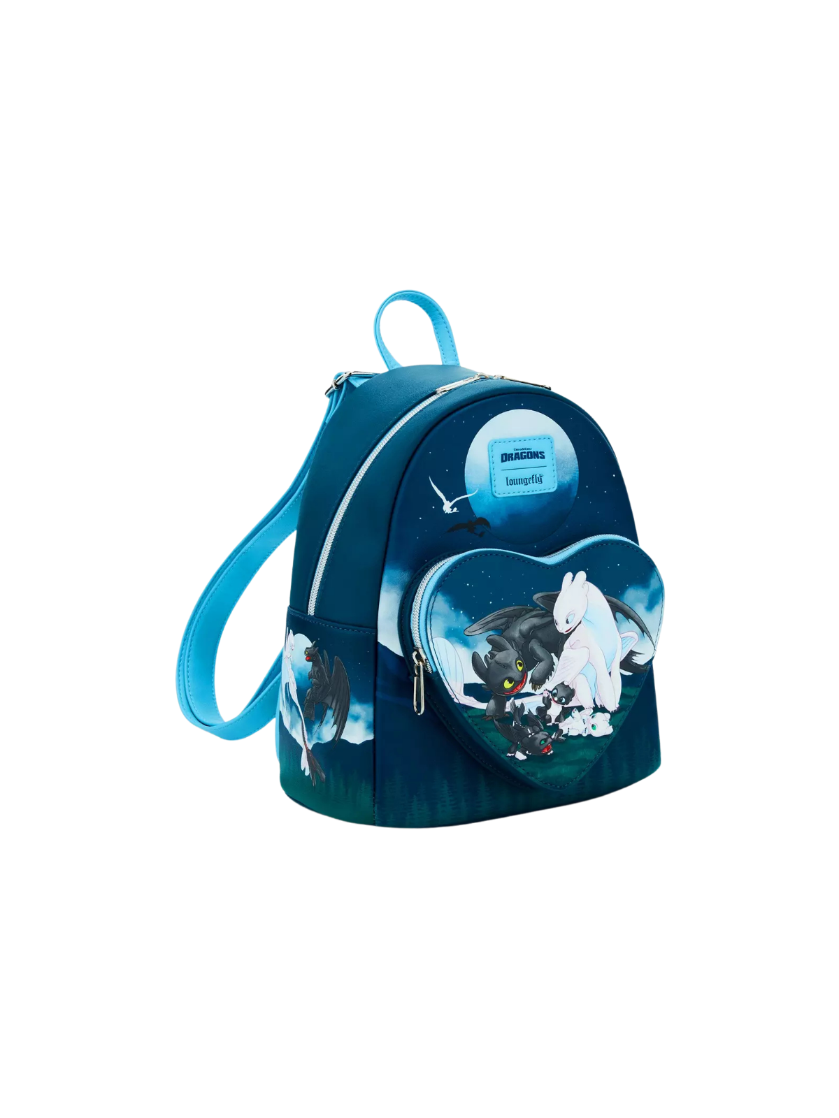 Sac à dos Toothless & light fury babies Dragons LOUNGEFLY