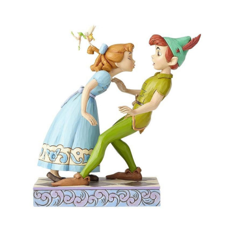 Figurine Peter pan Wendy & clochette 65ème Anniversaire Disney Traditions 4059725