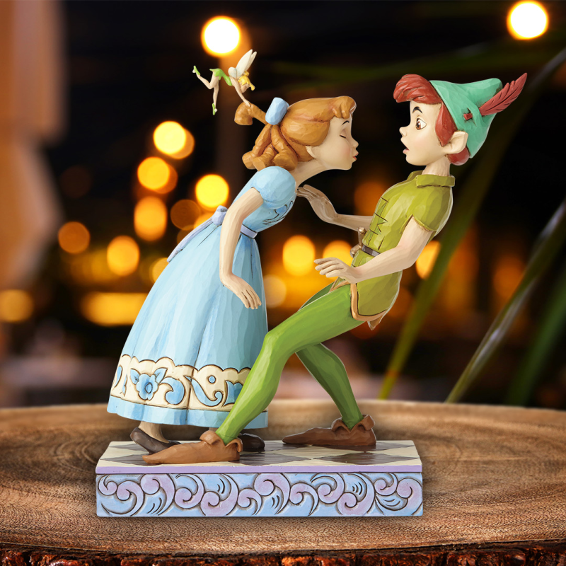 Figurine Peter pan Wendy & clochette 65ème Anniversaire Disney Traditions 4059725