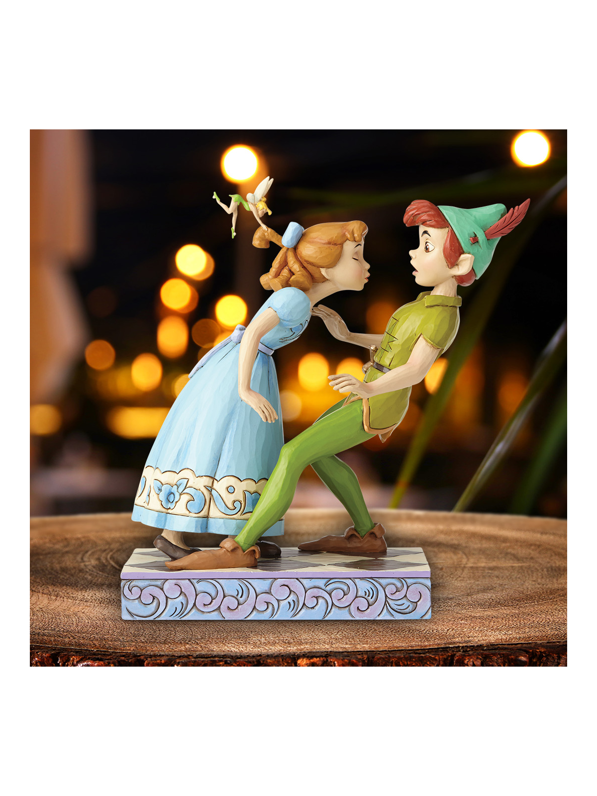 Figurine Peter pan Wendy & clochette 65ème Anniversaire Disney Traditions 4059725