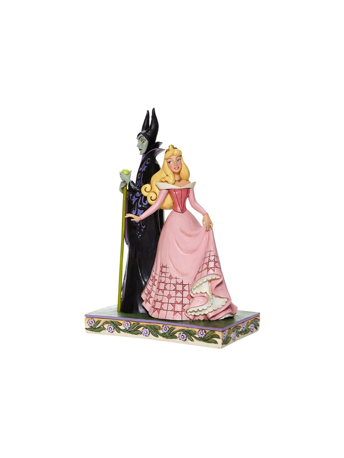 Figurine Aurore et Maléfique Disney traditions 6008068