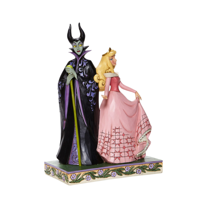 Figurine Aurore et Maléfique Disney traditions 6008068