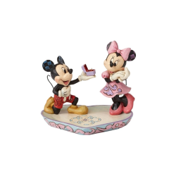 Figurine Mickey, Minnie et la bague de fiancailles Disney traditions 4055436
