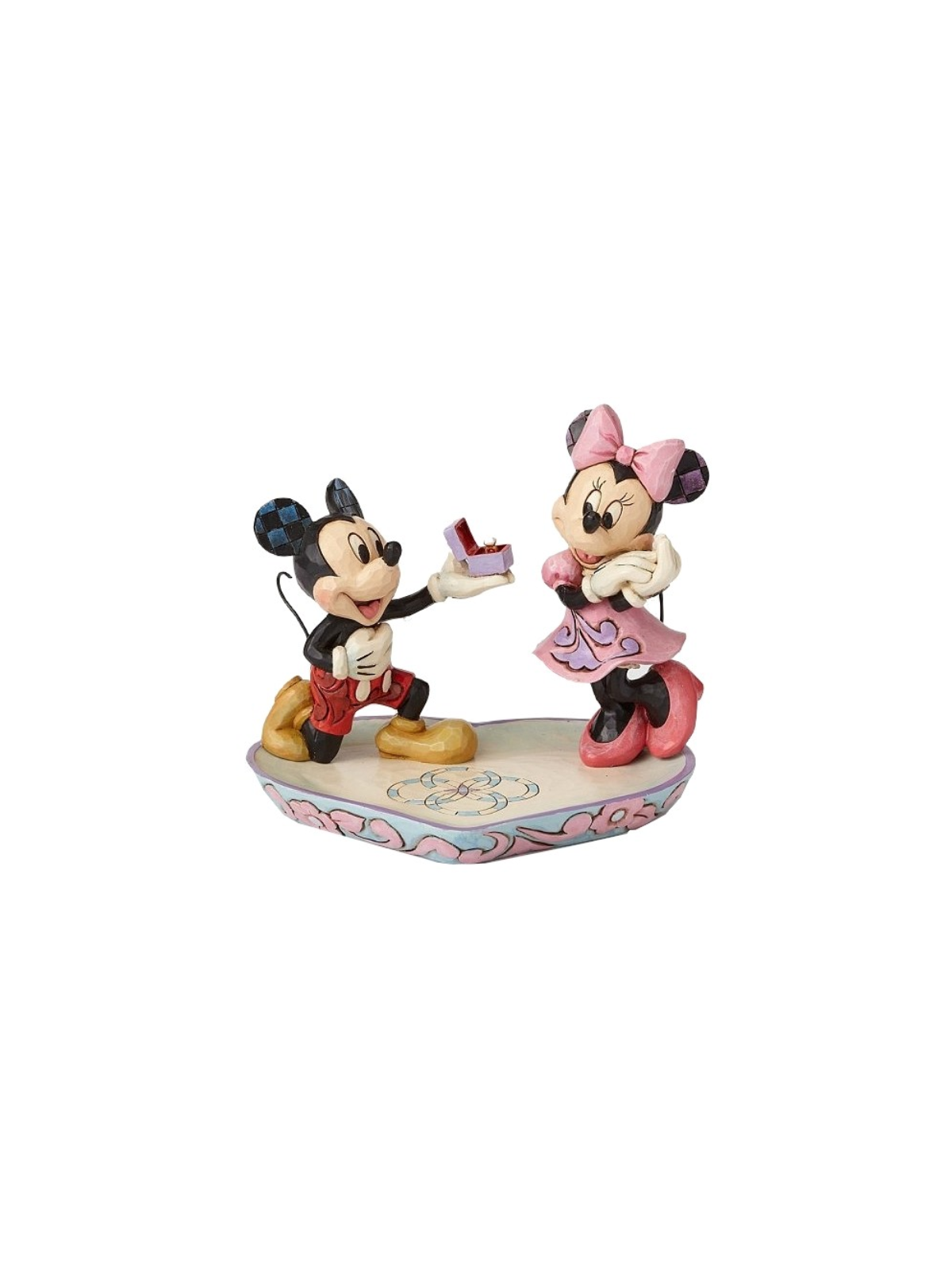 Figurine Mickey, Minnie et la bague de fiancailles Disney traditions 4055436