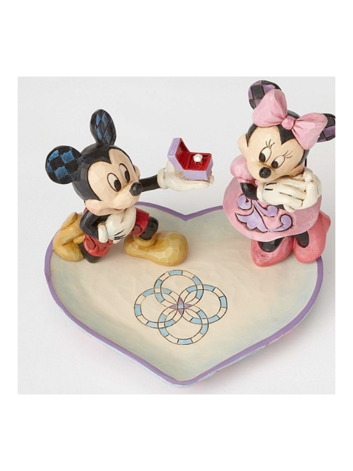 Figurine Mickey, Minnie et la bague de fiancailles Disney traditions 4055436