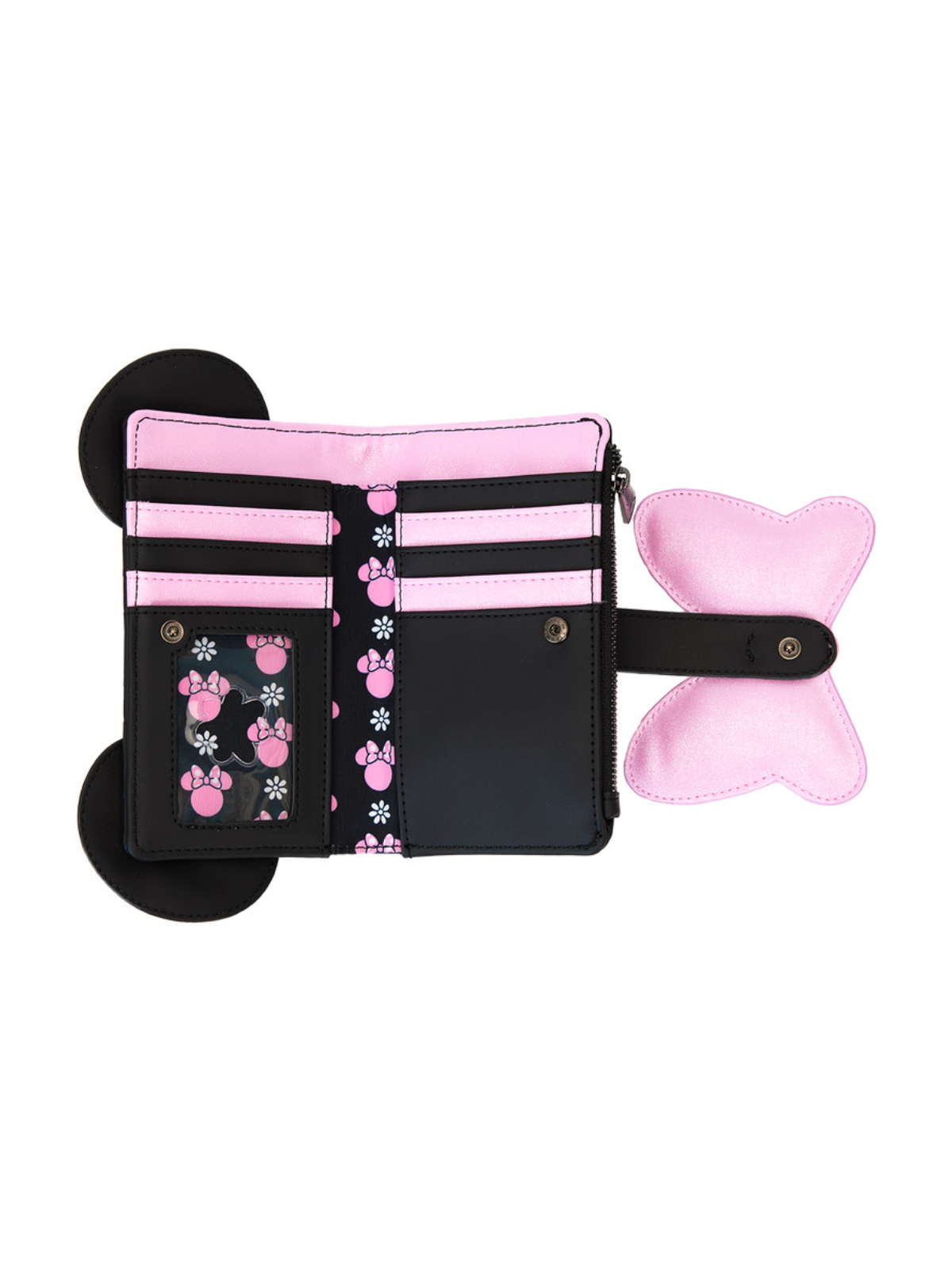 Portefeuille Floral rock the dot Minnie mouse LOUNGEFLY